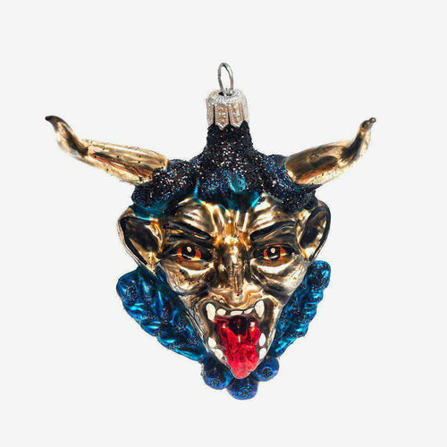 Krampus Head Ornament 05