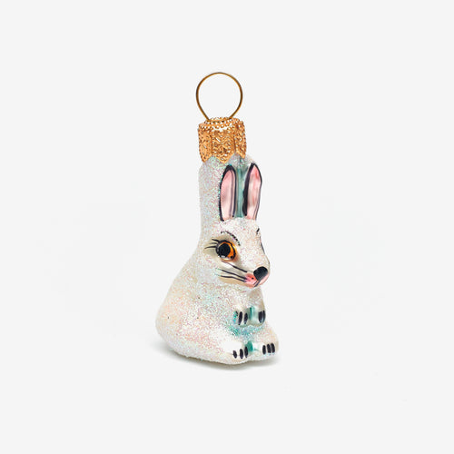 Small White Bunny Ornament