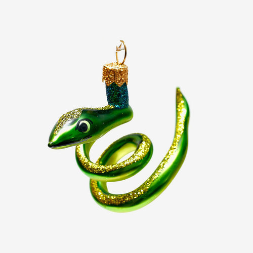 Green Snake Ornament