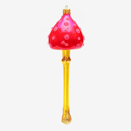 Red & Pink Mushroom Ornament