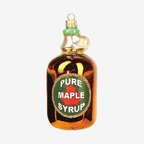 Maple Syrup Bottle Ornament