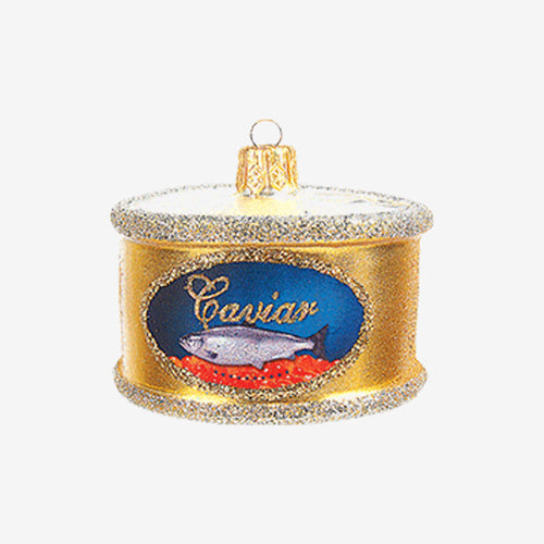 Caviar Can Ornament