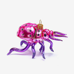 Purple & Pink Beetle Ornament