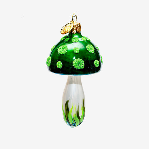 Green Mushroom Ornament