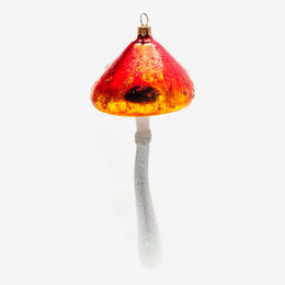 Orange & Red Mushroom Ornament