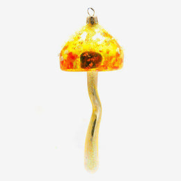 Orange & Yellow Mushroom Ornament