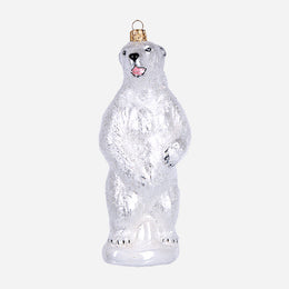 Standing Polar Bear Ornament