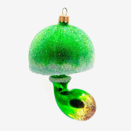 Green Mushroom Ornament