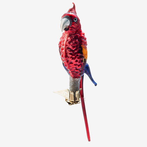 Small Clip-On Parrot Ornament