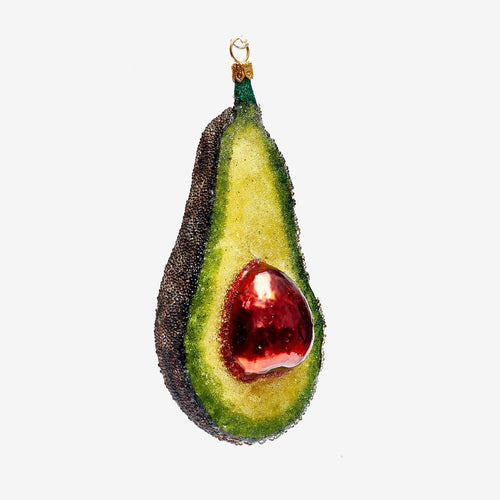 Half Avocado Ornament 02