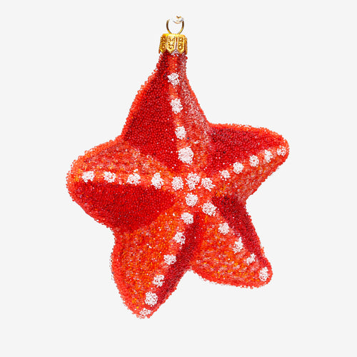 Red Starfish Ornament