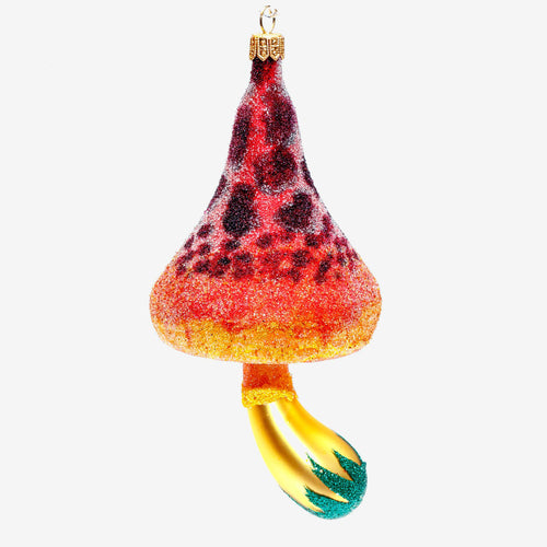 Yellow & Orange Mushroom Ornament