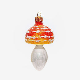 Orange Mushroom Ornament