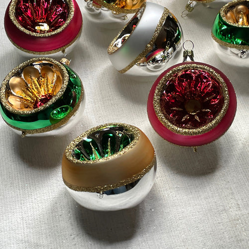 Set of 9 Reflector Ornaments