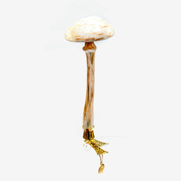 White Mushroom Ornament