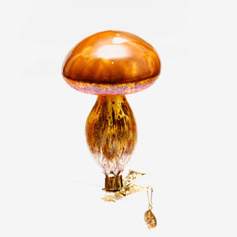 Brown Mushroom Clip-On Ornament