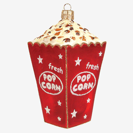 Popcorn Food Ornament