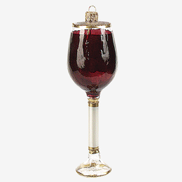 Glass of Wine Ornament