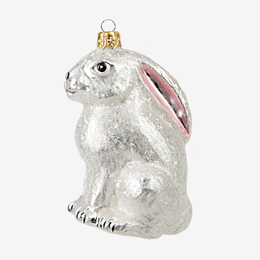 White Rabbit Ornament