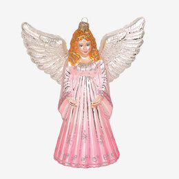 Angel Tree Ornament in Pink