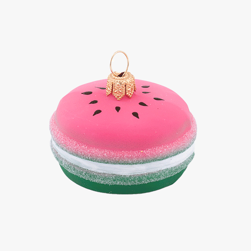 Macarons Ornament in Pink & Green