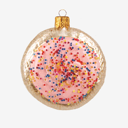 Pink Cookie Ornament