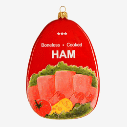 Boneless Cooked Canned Ham Ornament