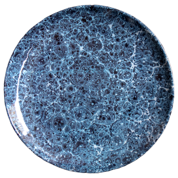 Blue Marble Dinner Plate