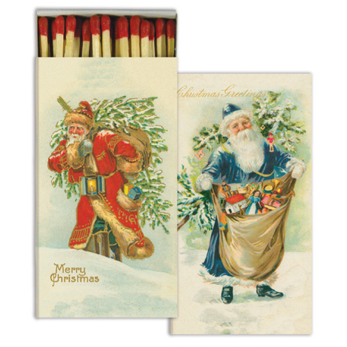 A Merry Christmas four inch matchbox with fifty sticks