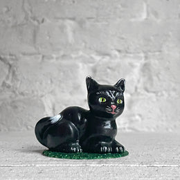 Papier Mâché Small Black Cat