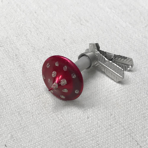 Nostalgic Small Mushroom Clip-On Ornament