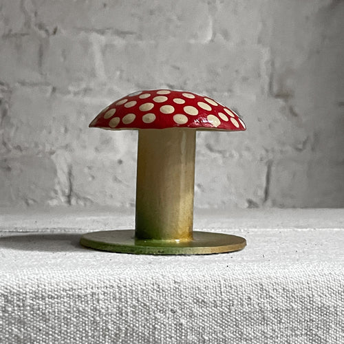 Small Painted Mushroom in Old Red